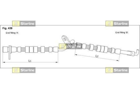 Шланг тормозной STARLINE HAST1248 (фото 1)