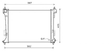 Фото радиатор охлаждения STARLINE HY2302 Радиатор охлаждения STARLINE HY2302