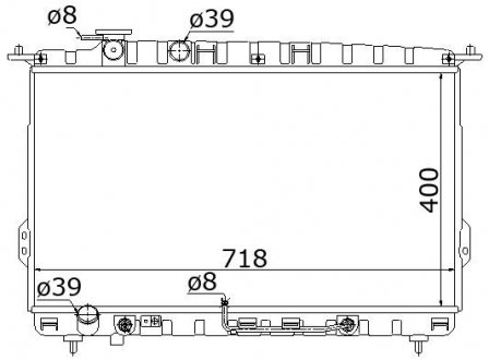 Радиатор охлаждения STARLINE HYA2107