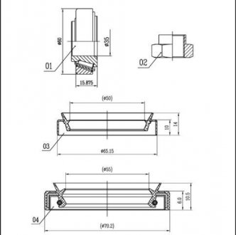 Комплект подшипника колеса. STARLINE LO00687