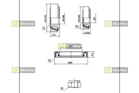 Подшипник колесный STARLINE LO 00802