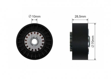 Натяжной ролик STARLINE RS X00144P