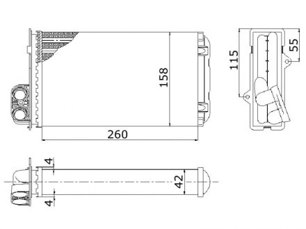 Радіатор опалення STARLINE RT6170