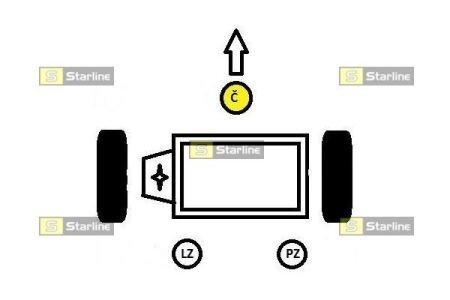 Опора двигателя и КПП STARLINE SM0033