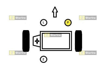 Опора двигуна та КПП STARLINE SM0585