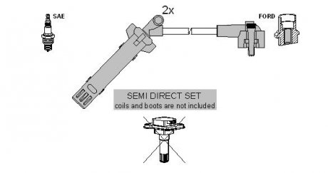 Комплект кабелей зажигания STARLINE ZK 4626