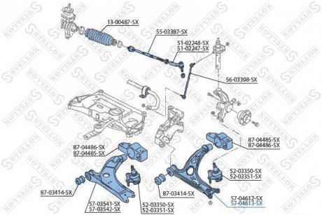 Рычаг подвески STELLOX 5704613SX (фото 1)