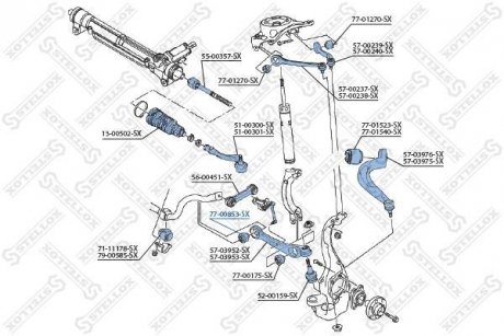 Підвіска STELLOX 77-00853-SX