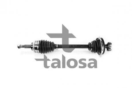 Піввісь ліва (+ABS) Renault Clio II, Kangoo 1.2/1.4/1.5dCi/1.9dCi 08.97- L:631/A:23/ABS:44/Ø Tripodroller:30 TALOSA 76-RN-8070A (фото 1)