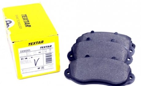 Тормозные колодки, дисковый тормоз (набор) TEXTAR 2330201