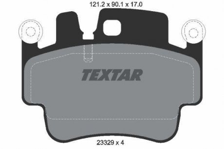 Гальмівні колодки дискові TEXTAR 2332902