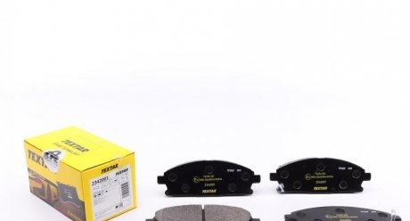Тормозные колодки, дисковый тормоз (набор) TEXTAR 2342001