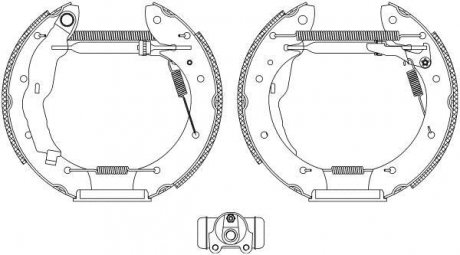 Гальмівні колодки (набір) TEXTAR 84050000