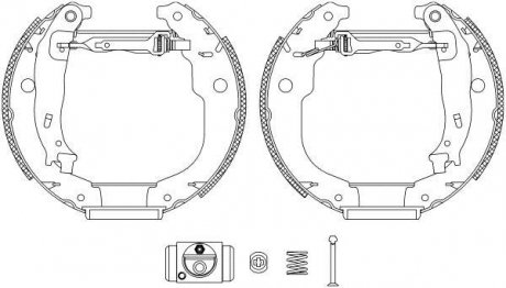 Гальмівні колодки барабанні TEXTAR 84067201