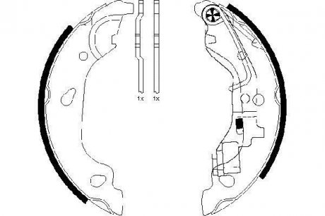 Комплект тормозных колодок TEXTAR 91054400