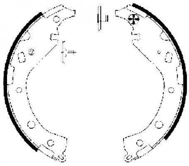 Гальмівні колодки (набір) TEXTAR 91063100