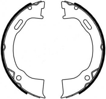 Комплект тормозных колодок, стояночная тормозная система TEXTAR 91071500