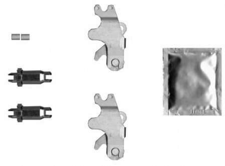 Тріскачка колодок ручника BMW 3 (E30/E36)/ 5 (E12) 73-03 (К-кт) TEXTAR 97044400