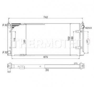 Радиатор THERMOTEC D7W028TT (фото 1)