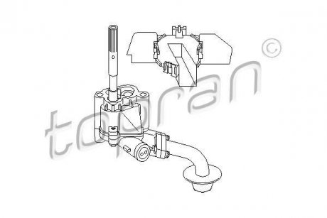 Насос олії TOPRAN TOPRAN / HANS PRIES 100256