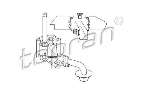 Масляный насос 100 257 TOPRAN TOPRAN / HANS PRIES 100257