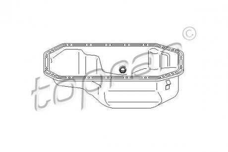 Масляний піддон TOPRAN TOPRAN / HANS PRIES 100547