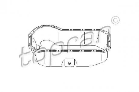 Масляний піддон TOPRAN TOPRAN / HANS PRIES 100832