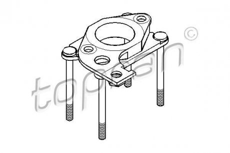 Гумовий фланець карбюратора TOPRAN TOPRAN / HANS PRIES 101002 (фото 1)
