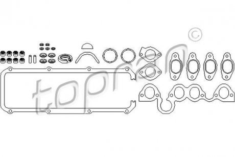Набор прокладок, головка цилиндра TOPRAN TOPRAN / HANS PRIES 101479