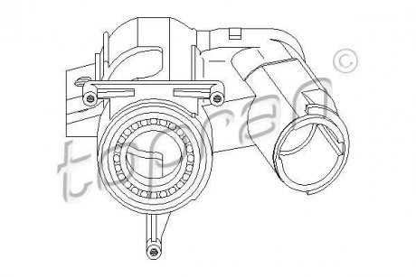 Замок вала рулевого колеса 102 413 TOPRAN TOPRAN / HANS PRIES 102413