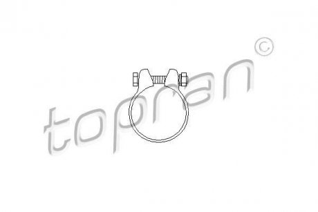 Соединительные элементы системы выпуска TOPRAN TOPRAN / HANS PRIES 102544