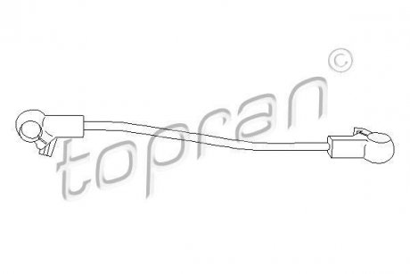 Шток вилки переключения передач TOPRAN / HANS PRIES 102846