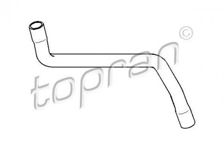 Патрубок системи охолодження TOPRAN TOPRAN / HANS PRIES 102999