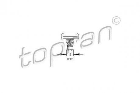 Пружинний затискач TOPRAN TOPRAN / HANS PRIES 103307