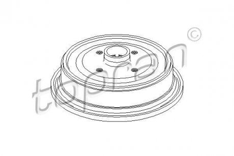 Тормозной барабан TOPRAN TOPRAN / HANS PRIES 103693
