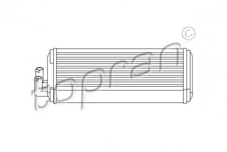 Радиатор печки TOPRAN TOPRAN / HANS PRIES 103705