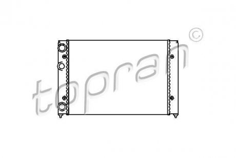 Радиатор, охлаждение двигателя TOPRAN TOPRAN / HANS PRIES 103985