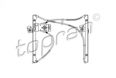 Стеклоподъемник TOPRAN TOPRAN / HANS PRIES 104044