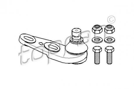 Шаровая опора TOPRAN TOPRAN / HANS PRIES 104207