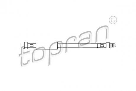 Шланг тормозной TOPRAN TOPRAN / HANS PRIES 104433