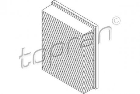 Фильтр воздушный TOPRAN TOPRAN / HANS PRIES 107000
