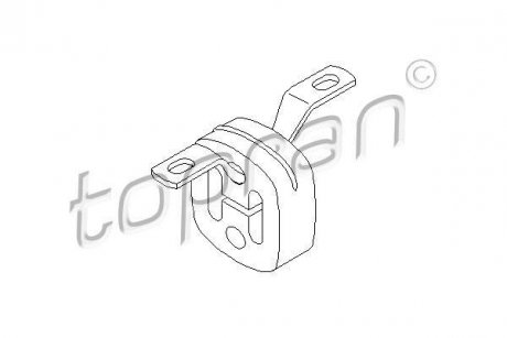 Элемент крепления выпускной системы TOPRAN TOPRAN / HANS PRIES 107224