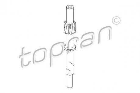 Привод троса спидометра TOPRAN / HANS PRIES 107401