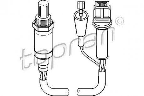 Лямбда-зонд TOPRAN TOPRAN / HANS PRIES 107542 (фото 1)