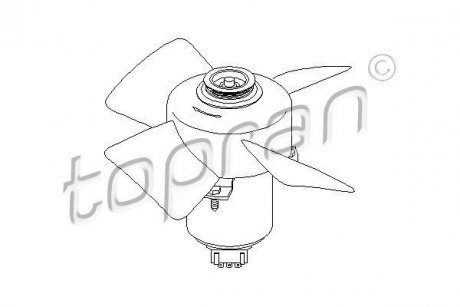 Вентилятор радіатора TOPRAN TOPRAN / HANS PRIES 107708