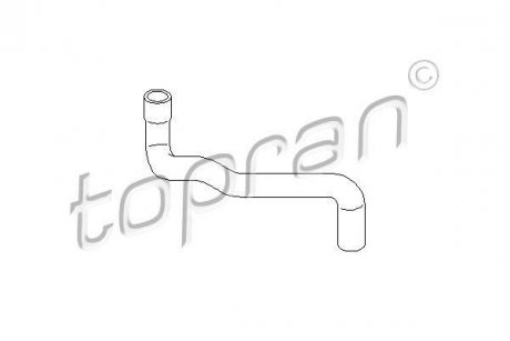 Шланг радиатора 109 010 TOPRAN TOPRAN / HANS PRIES 109010