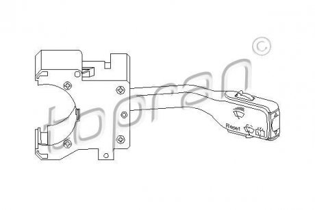 Переключатель стеклоочистителя TOPRAN TOPRAN / HANS PRIES 109133