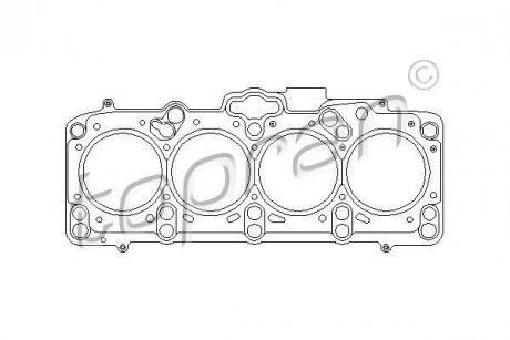 Прокладка головки цилиндров TOPRAN TOPRAN / HANS PRIES 109359