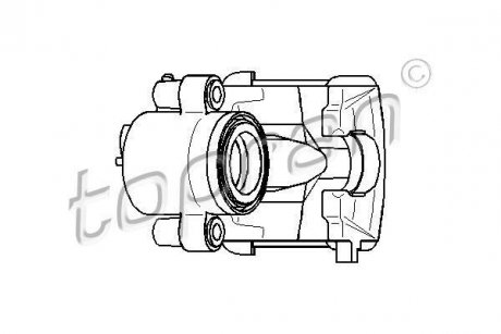 Супорт гальмівний TOPRAN TOPRAN / HANS PRIES 110282