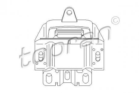 Подушка двигуна TOPRAN / HANS PRIES 110388